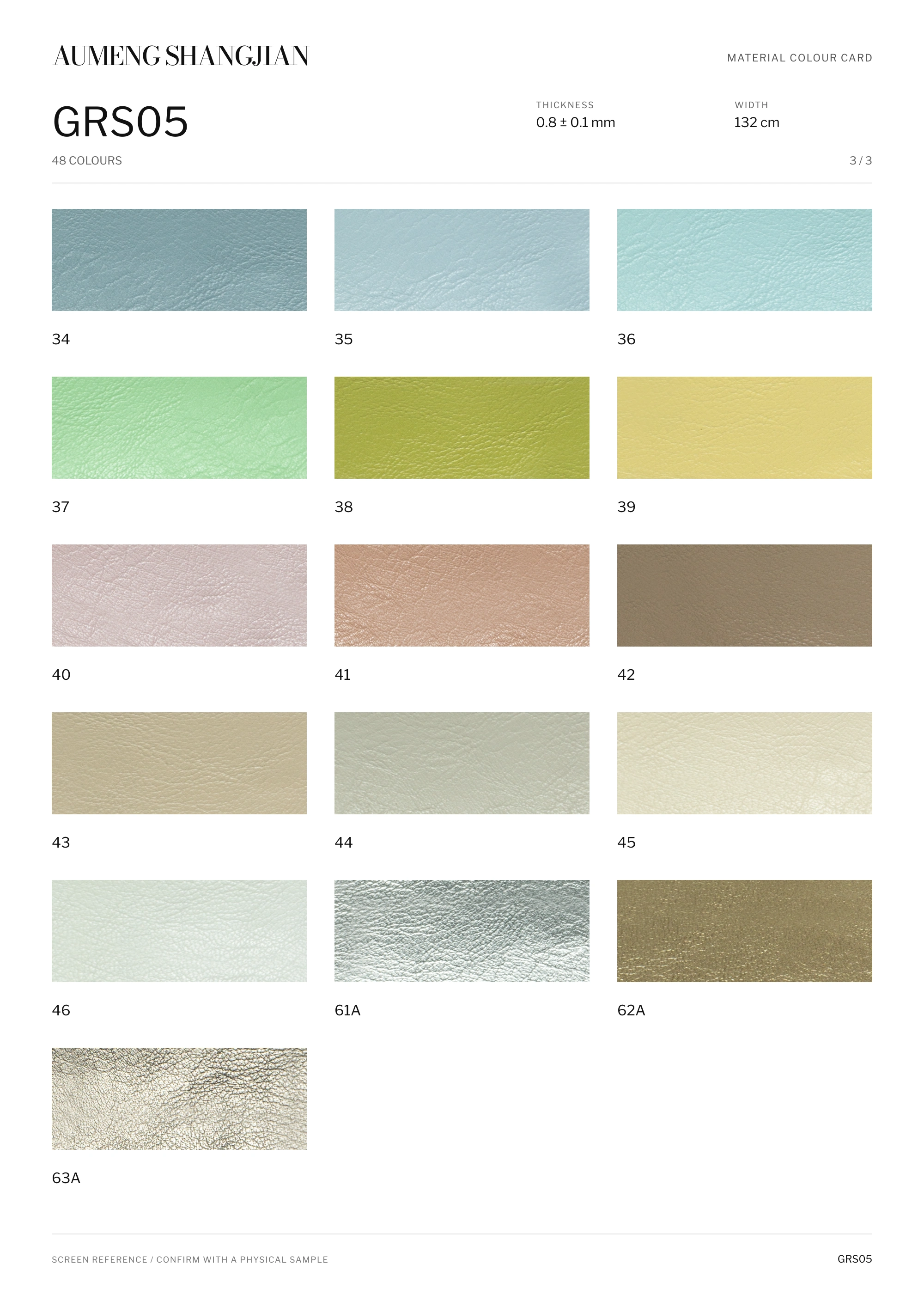 GRS05 Mixed tumbled grain · Electronic colour card · 3 / 3